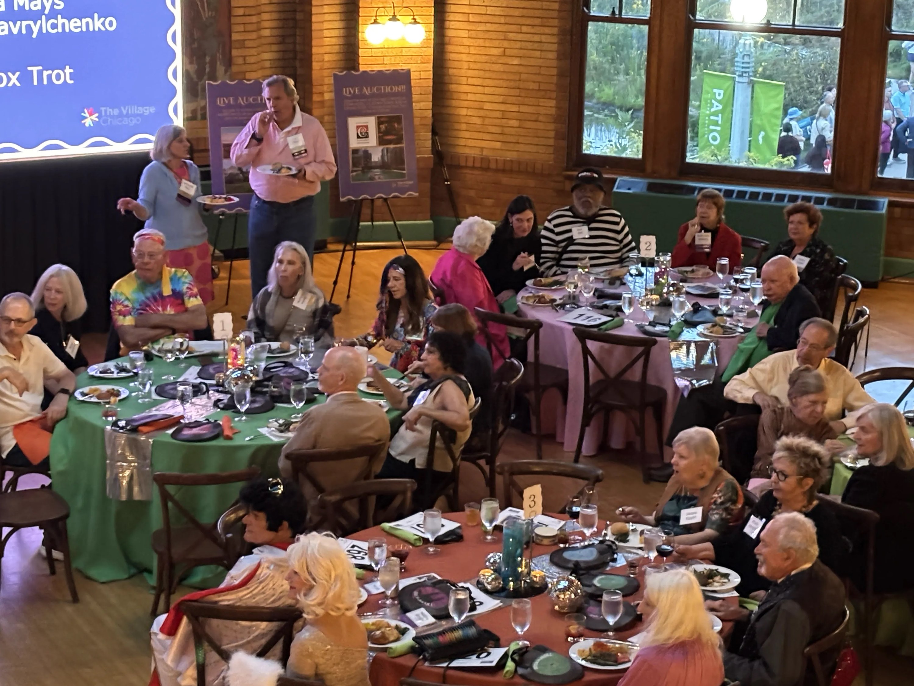 Guests enjoy a retro meal just like Mom used to make.